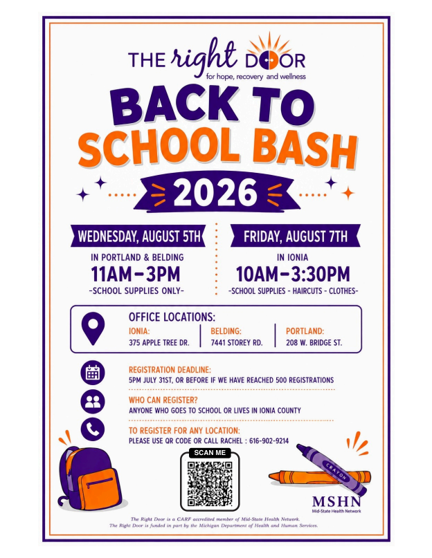 Back to school bash flier image